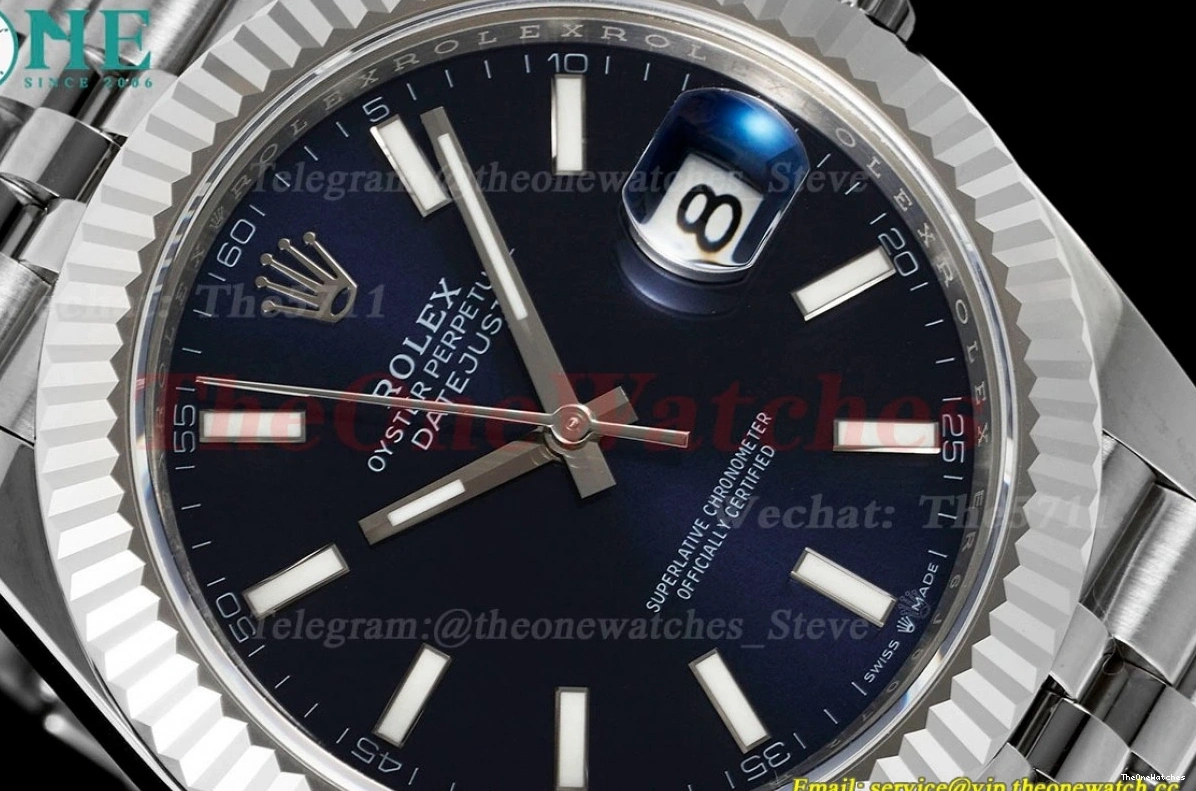SS A3235 Blue 126334 Datejust SS EWEF Stk Jub 41mm 0311